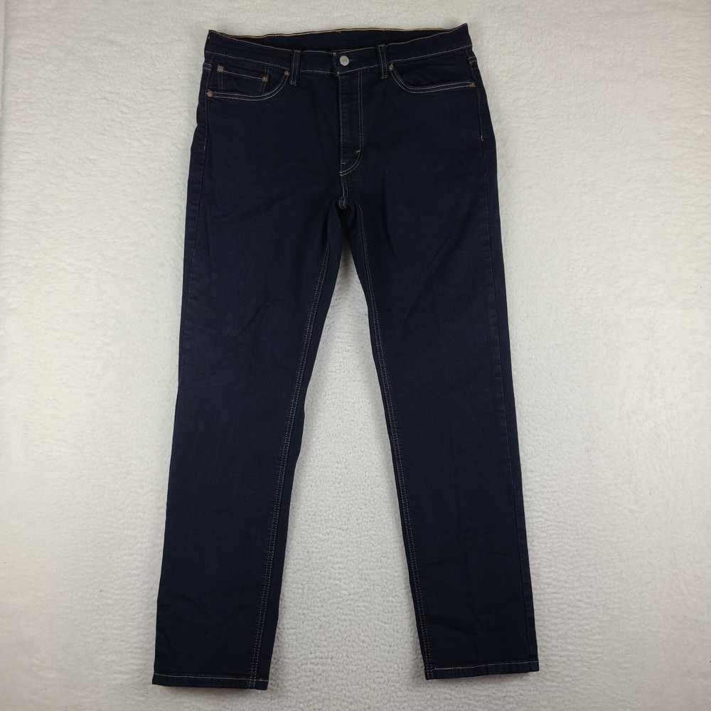 Levi's 541 Jeans Mens 36x34 Blue Athletic Taper Fit Dark Wash Denim‎